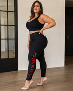 Premium "POSITIVITY" Plus Size Leggings