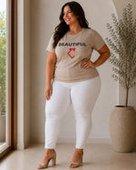 Premium "BEAUTIFUL" Plus Size T-Shirt