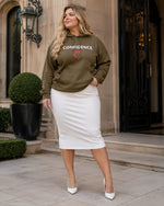 Premium "CONFIDENCE" Plus Size Hoodie