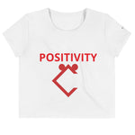 Very Durable "POSITIVITY" Crop T-Shirt Sizes S-L