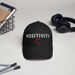 Embroidered "POSITIVITY" FITTED HAT