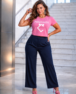 Very Durable "POSITIVITY" Crop T-Shirt Sizes S-L