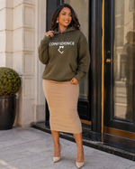 Premium "CONFIDENCE" Hoodie "SIZES" S-L