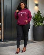 Premium "BEAUTIFUL" Plus Size Hoodie