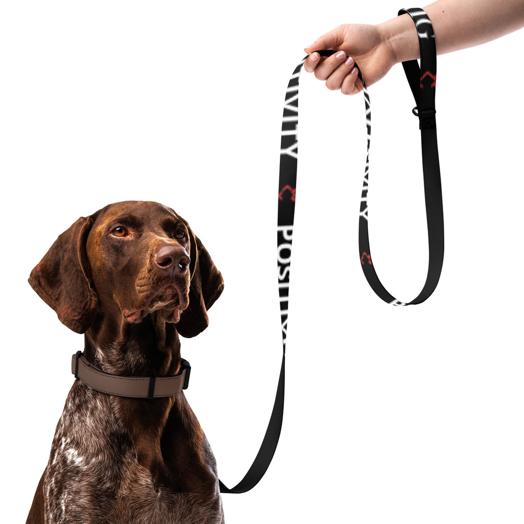 Premium Quality "POSITIVITY" Print Dog Leash 10% Off