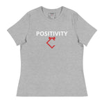 Premium "POSITIVITY" Print Plus Size T-Shirt