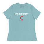 Premium "POSITIVITY" Print Plus Size T-Shirt