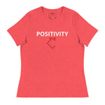 Premium "POSITIVITY" Print Plus Size T-Shirt
