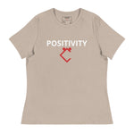Premium "POSITIVITY" Print Plus Size T-Shirt