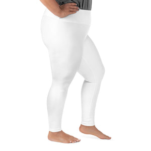 Premium "POSITIVITY" Print Plus Size Leggings
